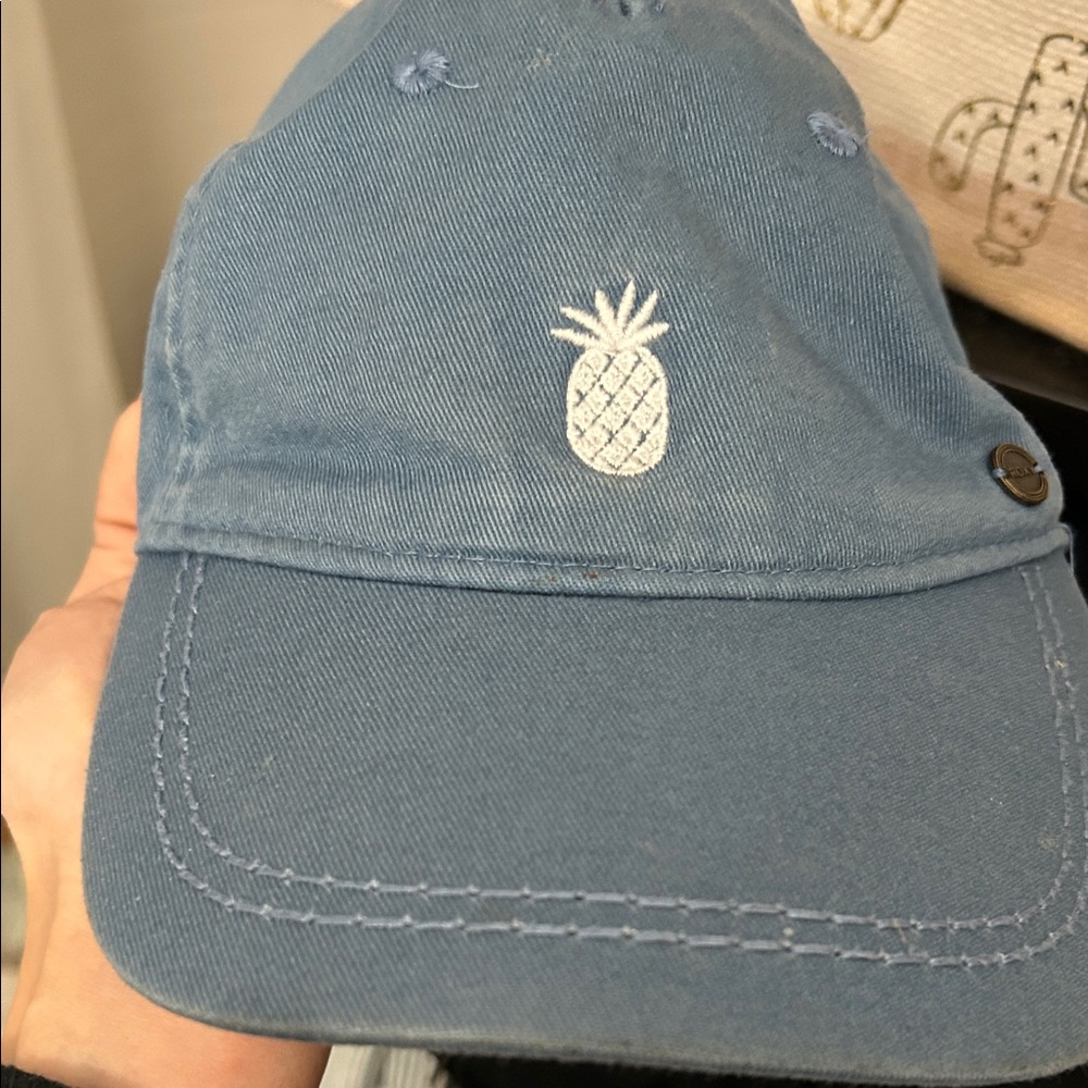 Roxy Blue Cap with White Accents